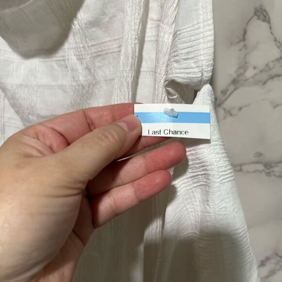 Topshop textured cold shoulder top in ivory - Picture 4 of 12